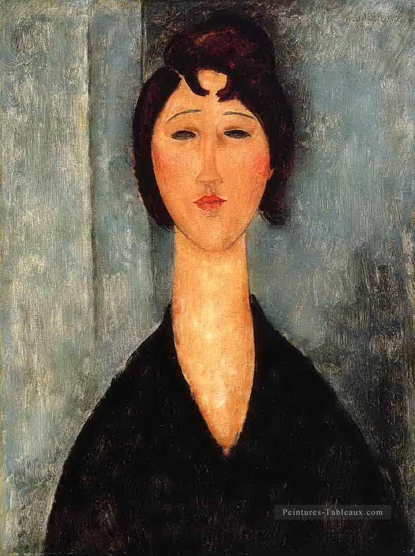 Portrait d’une jeune femme Amedeo Modigliani Peintures à l'huile